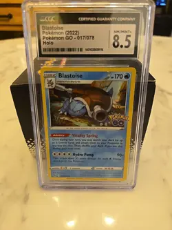 2022 Pokemon Go Blastoise 017/078 Holo CGC NM/Mint 8.5 Holo - Image 1