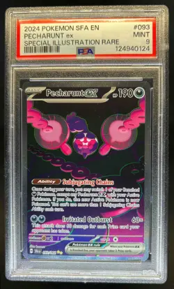2024 Pokemon SV Shrouded Fable Pecharunt ex #093/064 PSA 9 - Image 1