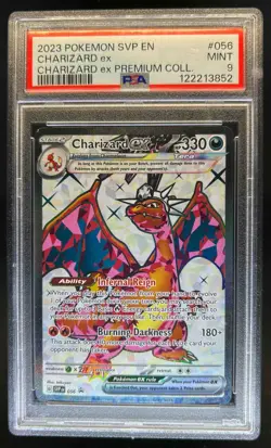 2023-25 Pokemon SV Black Star Promos SVP EN Charizard ex #056 PSA 9 - Image 1