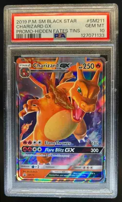 2016-19 Pokemon SM Black Star Promos Charizard #SM211 PSA 10 - Image 1