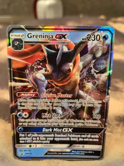Greninja GX SM197 Promo Sun & Moon Black Star Holo Detective Pikachu NM/M - Image 1