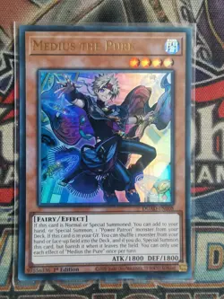 Medius the Pure DUAD-EN008 Ultra Rare Near Mint 1st Edition Yugioh - Image 1