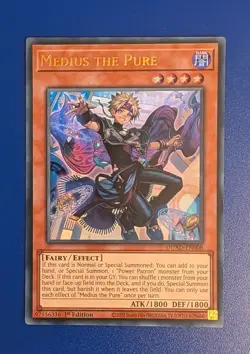 Medius the Pure DUAD-EN008 Ultra Rare 1st Edition Near Mint Yugioh - Image 1