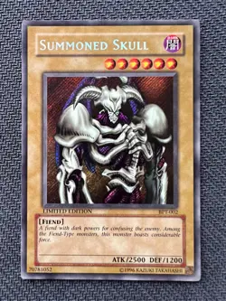 Yugioh Summoned Skull Limited Edition Secret Rare BPT-002 NM - Image 1