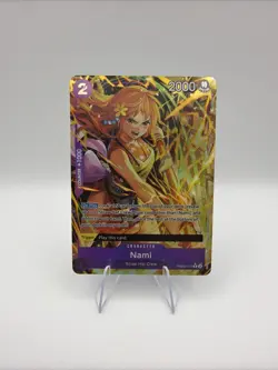 One Piece TCG: Nami Parallel Alt Art English PRB02-012 The Best Vol. 2 - Image 1