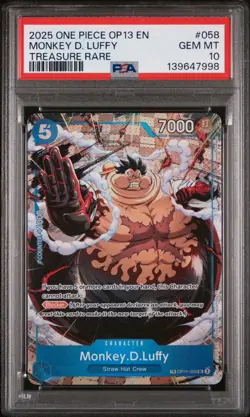 2025 ONE PIECE OP13-CARRYING ON HIS WILL | TREASURE RARE - Image 1