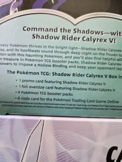 Pokemon TCG Ice & Shadow Rider Calyrex V Collection Box Sealed - Set of 2 Sw&Sh - Image 3