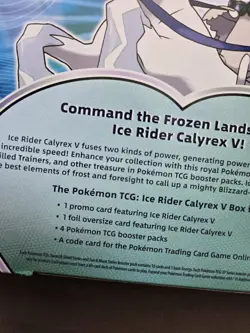 Pokemon TCG Ice & Shadow Rider Calyrex V Collection Box Sealed - Set of 2 Sw&Sh - Image 4