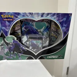 (2) Calyrex V Pokemon TCG Box Ice Rider + Shadow Rider with 4 Booster Packs ea 820650809002 - Image 3