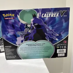 (2) Calyrex V Pokemon TCG Box Ice Rider + Shadow Rider with 4 Booster Packs ea 820650809002 - Image 5