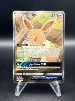 Pokemon Card - Eevee GX SM233 Sun & Moon SM Black Star Promo Full Art Holo - Image 1