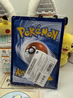 Pokemon x Natural History Museum Pikachu Jumbo Promo Card And Plush - Image 2