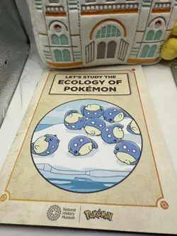 Pokemon x Natural History Museum Pikachu Jumbo Promo Card And Plush - Image 3