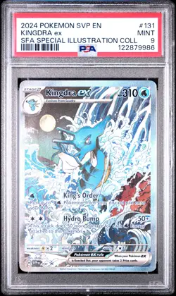 #131 9 Kingdra Ex 2024 Pokemon Black Star Promo Special Illustration Coll - Image 1