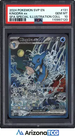 Pokemon 2024 Kingdra ex 131 Special Illustration Collection GEM MINT PSA 10 - Image 1