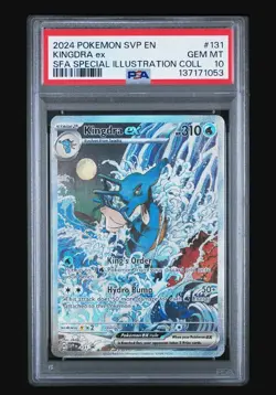 2024 Pokemon Svp Black Star Promo #131 Kingdra Ex Special Illustration PSA 10 - Image 1