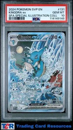 2024 Pokemon Black Star Promo #131 Kingdra Ex Special Illustration PSA 10 - Image 1