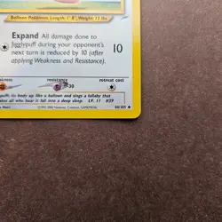Jigglypuff 44/105 Pokemon Neo Destiny Card - LP - Image 5