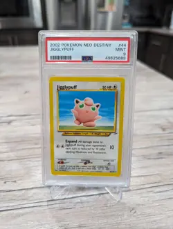2002 PSA 9 Pokemon Non-Holo JigglyPuff 44/105 Neo Destiny Unlimited - Image 1