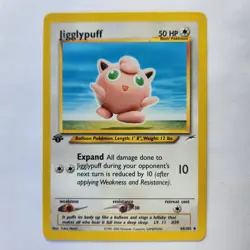 Jigglypuff 44/105 Pokemon TCG 1st Edition Neo Destiny Vintage 2002 - Image 2