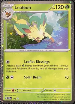 Leafeon 170 (Cosmos Holo) Sv: Scarlet & Violet Promo Cards Holo Pokemon Card - Image 1