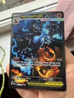 Pokemon Mega Charizard X EX 125/094 Phantasmal Flames Holo Rare NM/ PACK FRESH - Image 1