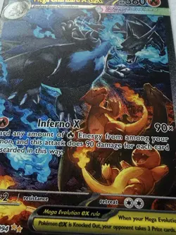 Pokemon Mega Charizard X EX 125/094 Phantasmal Flames Holo Rare NM/ PACK FRESH - Image 5