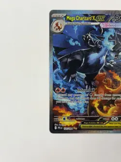 2025 Pokemon TCG Mega Charizard X Ex 125/094 Holo Phantasmal Flames Rare SIR - Image 4