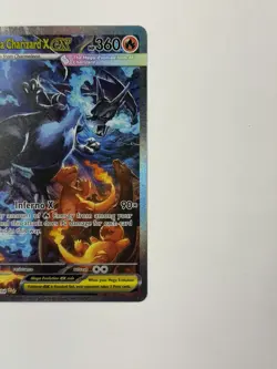 2025 Pokemon TCG Mega Charizard X Ex 125/094 Holo Phantasmal Flames Rare SIR - Image 5