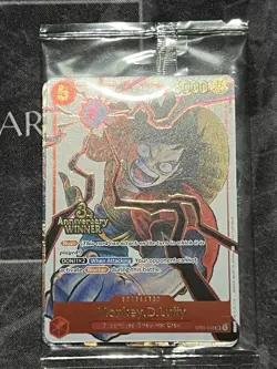 One Piece TCG OP13 3rd Anniversary Pre Release Winner Pack SEALED Sabo Luffy Ace - Image 1