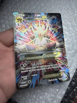 M Mega Alakazam EX (Full Art) 118/124 XY Fates Collide Holo Pokemon Card NM - Image 2