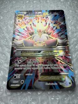 M Mega Alakazam EX (Full Art) 118/124 XY Fates Collide Holo Pokemon Card NM - Image 5