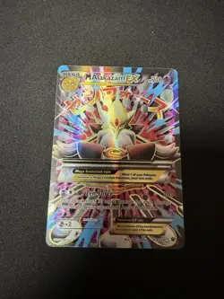 Pokemon TCG Fates Collide 118/124 M Alakazam EX Full Art Ultra Rare Card NM- - Image 1