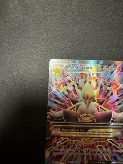 Pokemon TCG Fates Collide 118/124 M Alakazam EX Full Art Ultra Rare Card NM- - Image 4