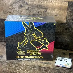 Pokemon Sword & Shield Crown Zenith Elite Trainer Box ETB New Factory Sealed - Image 1