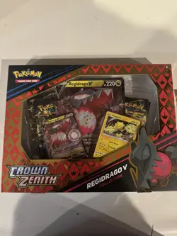 Pokemon TCG: Crown Zenith Regidrago V Collection Box New Sealed 820650851834 - Image 1