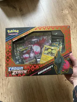 Pokemon TCG Crown Zenith Regidrago V Box - New Factory Sealed Scarce 4 packs - Image 1