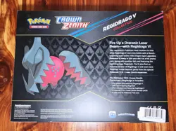 Pokemon TCG: Regidrago V Collection Box Crown Zenith Factory Sealed - Image 2