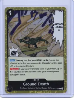 One Piece English -Ground Death- OP14-096 -Rare(NM) - Image 1