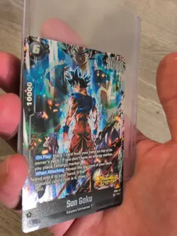Dragon Ball Legends SR Rare Son Goku FS09-07 Foil Fusion World CCG Card DBZ DBS - Image 4