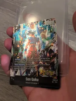 Dragon Ball Legends SR Rare Son Goku FS09-07 Foil Fusion World CCG Card DBZ DBS - Image 5