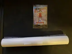 One Piece Monkey D. Luffy US Voyage College Basketball Card SEALED WITH POSTER! - Image 1