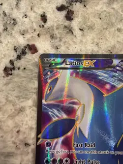 Latios EX (101/108) XY Roaring Skies Full Art Ultra Rare Pokemon Card - Image 2