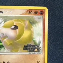 Sandshrew Reverse Holo 74/109 Team Rocket Returns Pokemon Card 2004 Stamped - Image 3
