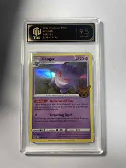 2022 Pokemon ENG Gengar 066/196 TOC 9.5 Gem-Mint Graded Card QI94 - Image 1