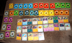 Lot of Pokemon Stuff - Two Mini Tins - With GAME MAT and Assorted Cards & Extras - Image 2