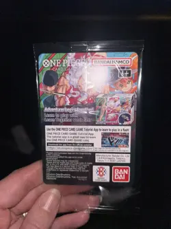 One Piece College Basketball US Voyage Luffy Card IN HAND - MINT - UNOPENED - Image 2