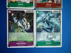 Brook One Piece TCG 4-card lot ST21 Super Rare Alt Art Parallel+more - ships PWE - Image 4