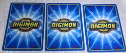 Digimon Cards - 1999 Force FX Red Yellow Green Offensive Digi-Battle Bundle Set - Image 2
