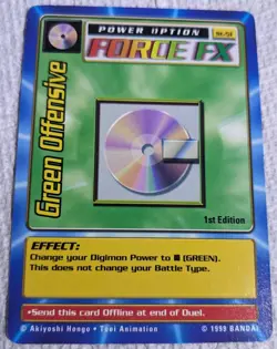 Digimon Cards - 1999 Force FX Red Yellow Green Offensive Digi-Battle Bundle Set - Image 5